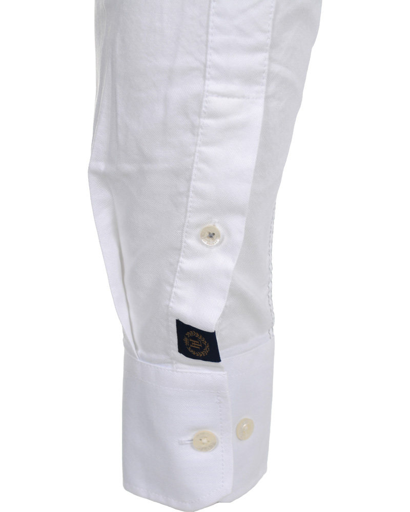 Herre | Skjorter | Henri-Lloyd | Henri Lloyd Oxford Fitted Shirt Optical White