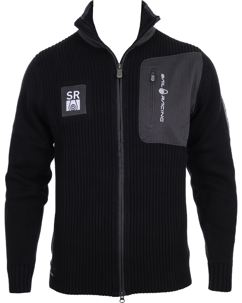 Herre | Trøjer | Sail Racing | Knitted Zip Cardigan Carbon