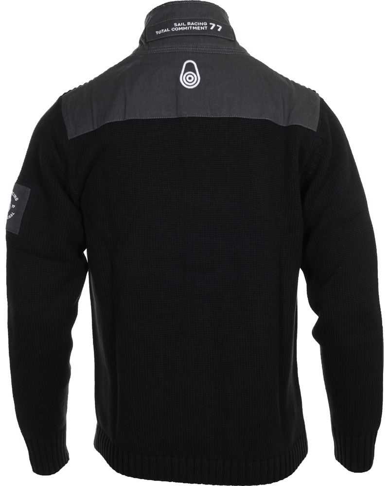 Herre | Trøjer | Sail Racing | Knitted Zip Cardigan Carbon