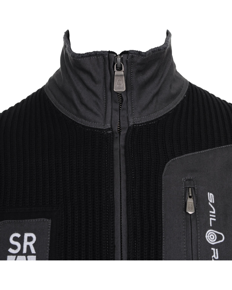 Herre | Trøjer | Sail Racing | Knitted Zip Cardigan Carbon