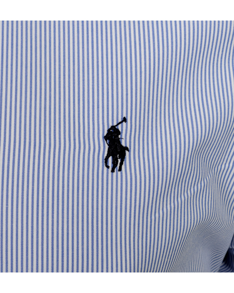 Herre | Skjorter | Polo Ralph Lauren | Slim Fit Shirt Small Stripe Blue