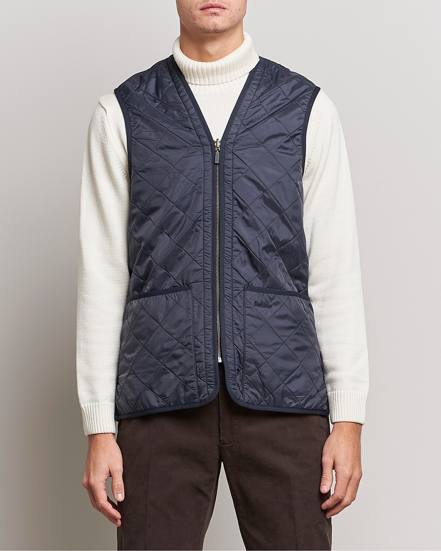 Herre | Barbour Lifestyle | Barbour Lifestyle | Quilt Waistcoat/Zip-In Liner Navy