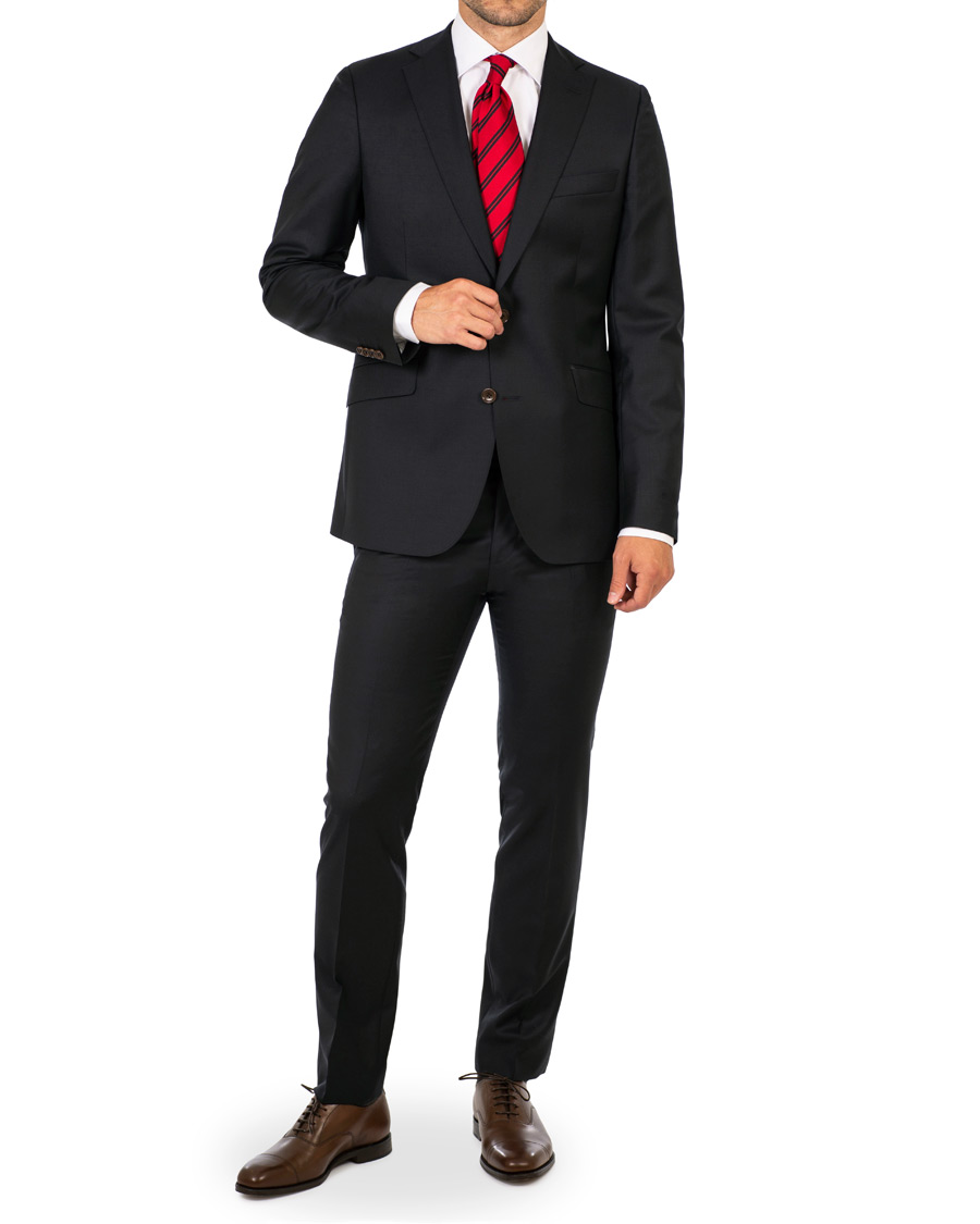 Herre | Jakkesæt | Morris | Paul Suit Solid Navy