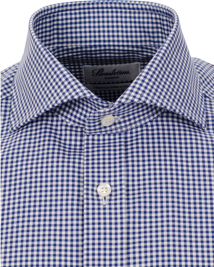 Herre | Skjorter | Stenströms | Slimline Shirt Bardot Navy