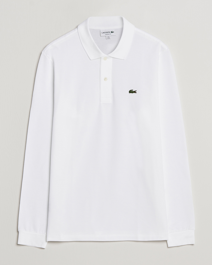 Herre | Polotrøjer | Lacoste | Original Long Sleeve Polo Piké White