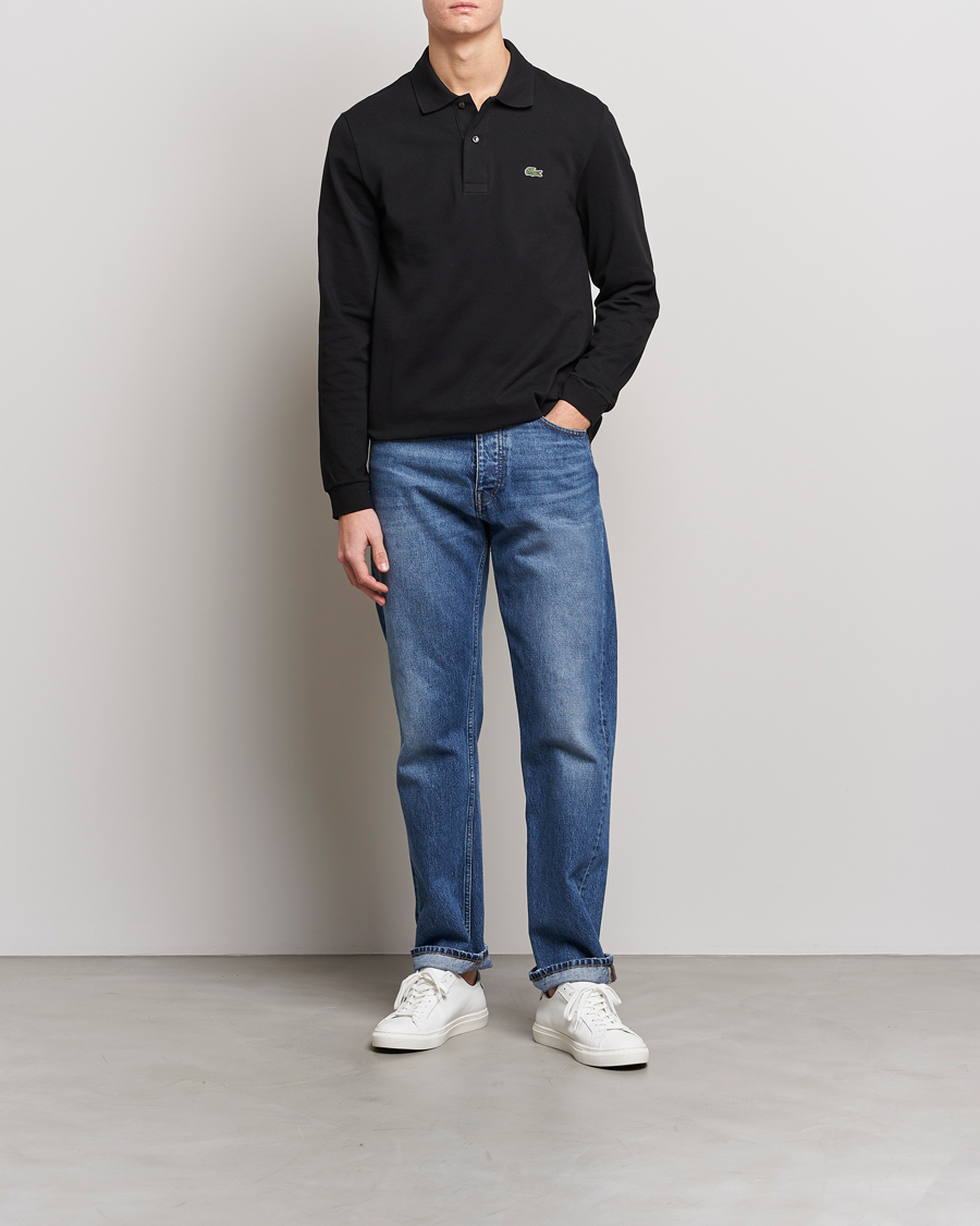 Herre | Polotrøjer | Lacoste | Original Long Sleeve Polo Piké Black