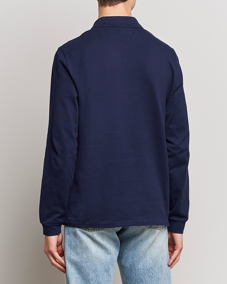 Herre | Trøjer | Lacoste | Long Sleeve Piké Navy