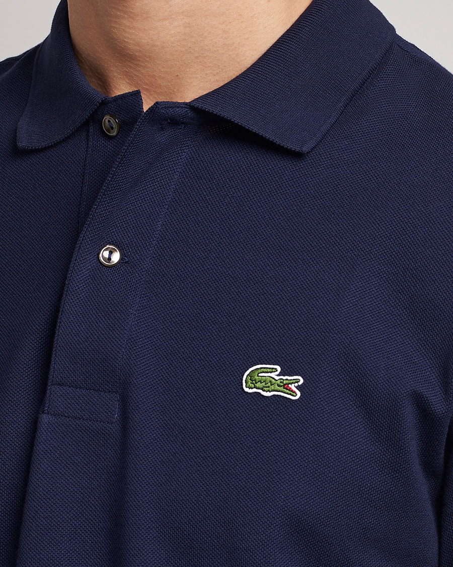 Herre | Polotrøjer | Lacoste | Original Long Sleeve Polo Piké Navy Blue