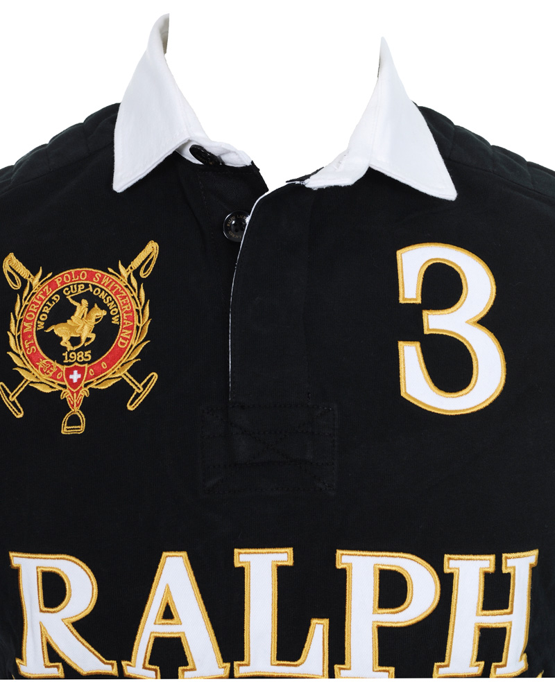 Herre | Trøjer | Polo Ralph Lauren | Custom Fit Rugby Black