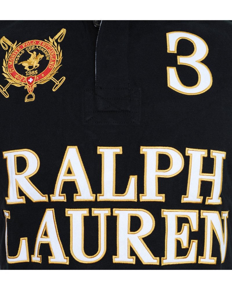 Herre | Trøjer | Polo Ralph Lauren | Custom Fit Rugby Black