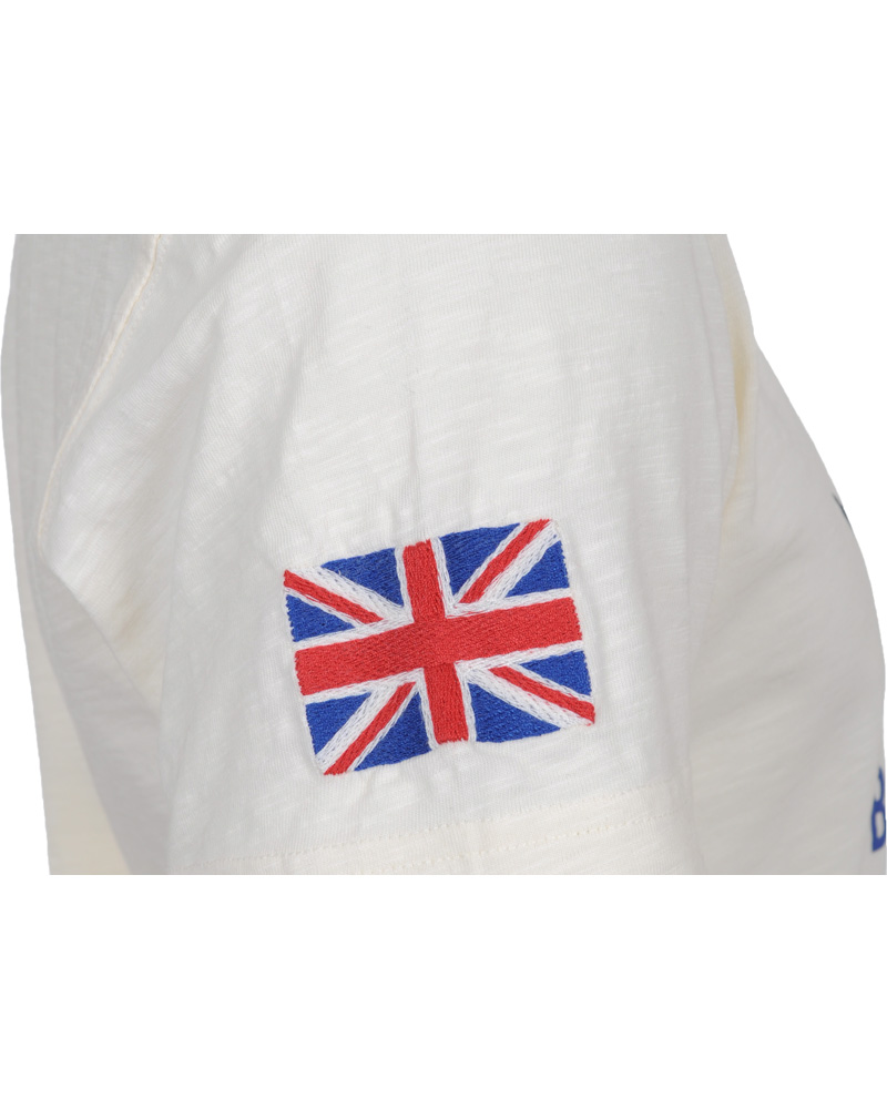 Herre | T-Shirts | Hackett | Logo Tee Off White