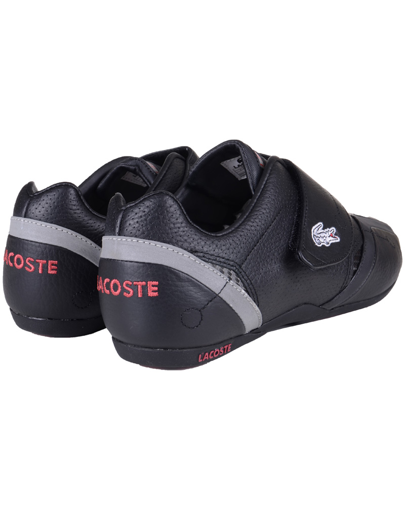 Herre | Lacoste Protect Pit Sneaker Black Red | Lacoste | Protect Pit Sneaker Black Red