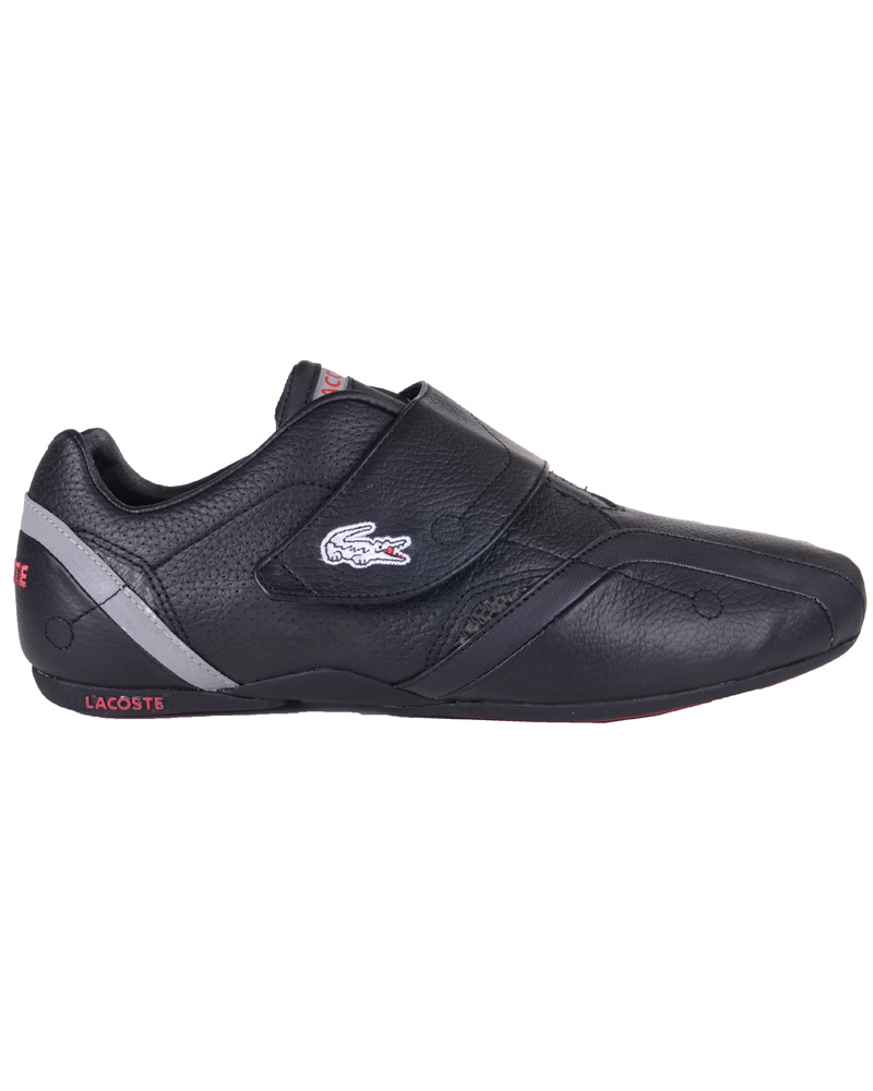 Herre | Lacoste Protect Pit Sneaker Black Red | Lacoste | Protect Pit Sneaker Black Red