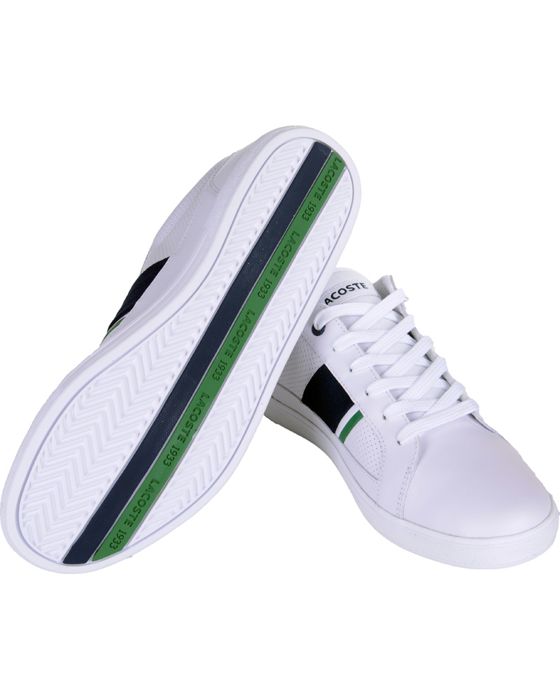 Herre | Lacoste Europa Cre Sneaker White Dark Blue | Lacoste | Europa Cre Sneaker White Dark Blue