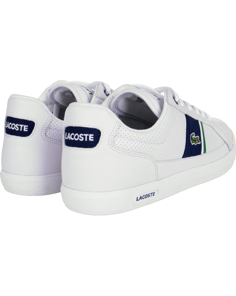 Herre | Lacoste Europa Cre Sneaker White Dark Blue | Lacoste | Europa Cre Sneaker White Dark Blue