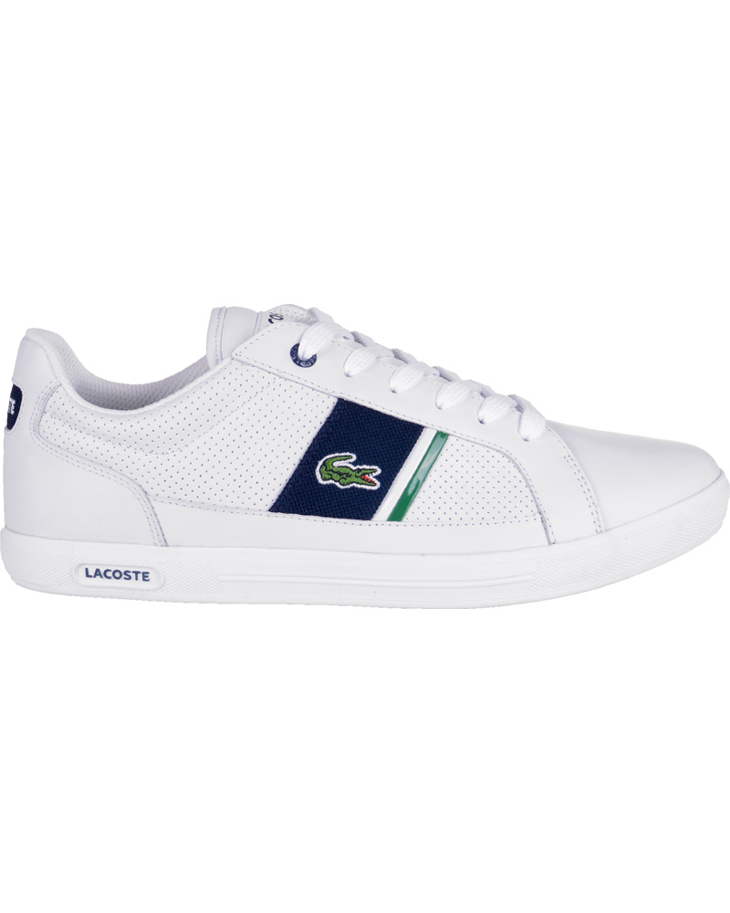 Herre | Lacoste Europa Cre Sneaker White Dark Blue | Lacoste | Europa Cre Sneaker White Dark Blue
