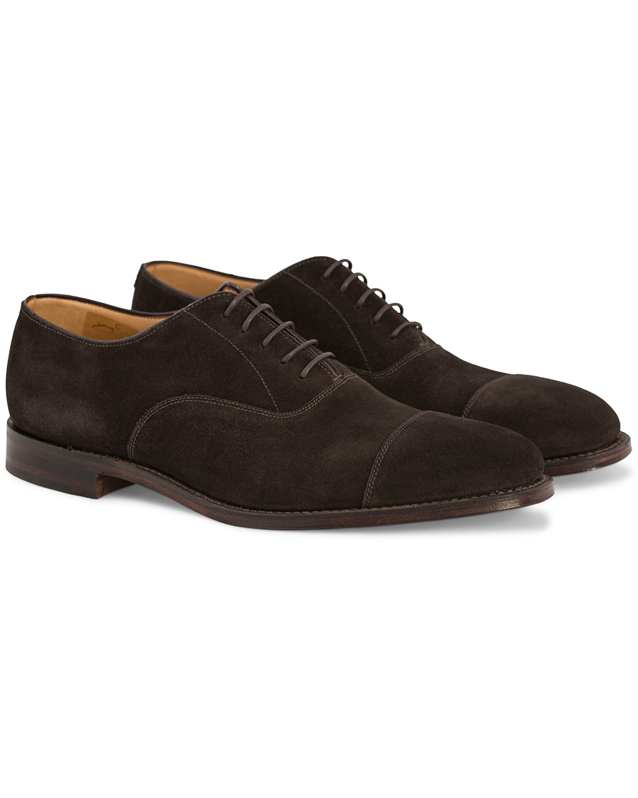 Herre | Loake 1880 Aldwych Oxford Dark Brown Suede | Loake 1880 | Aldwych Oxford Dark Brown Suede
