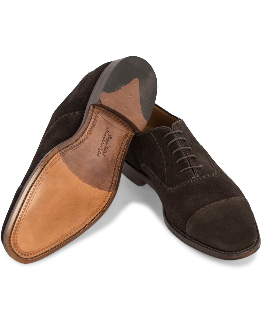 Herre | Loake 1880 Aldwych Oxford Dark Brown Suede | Loake 1880 | Aldwych Oxford Dark Brown Suede