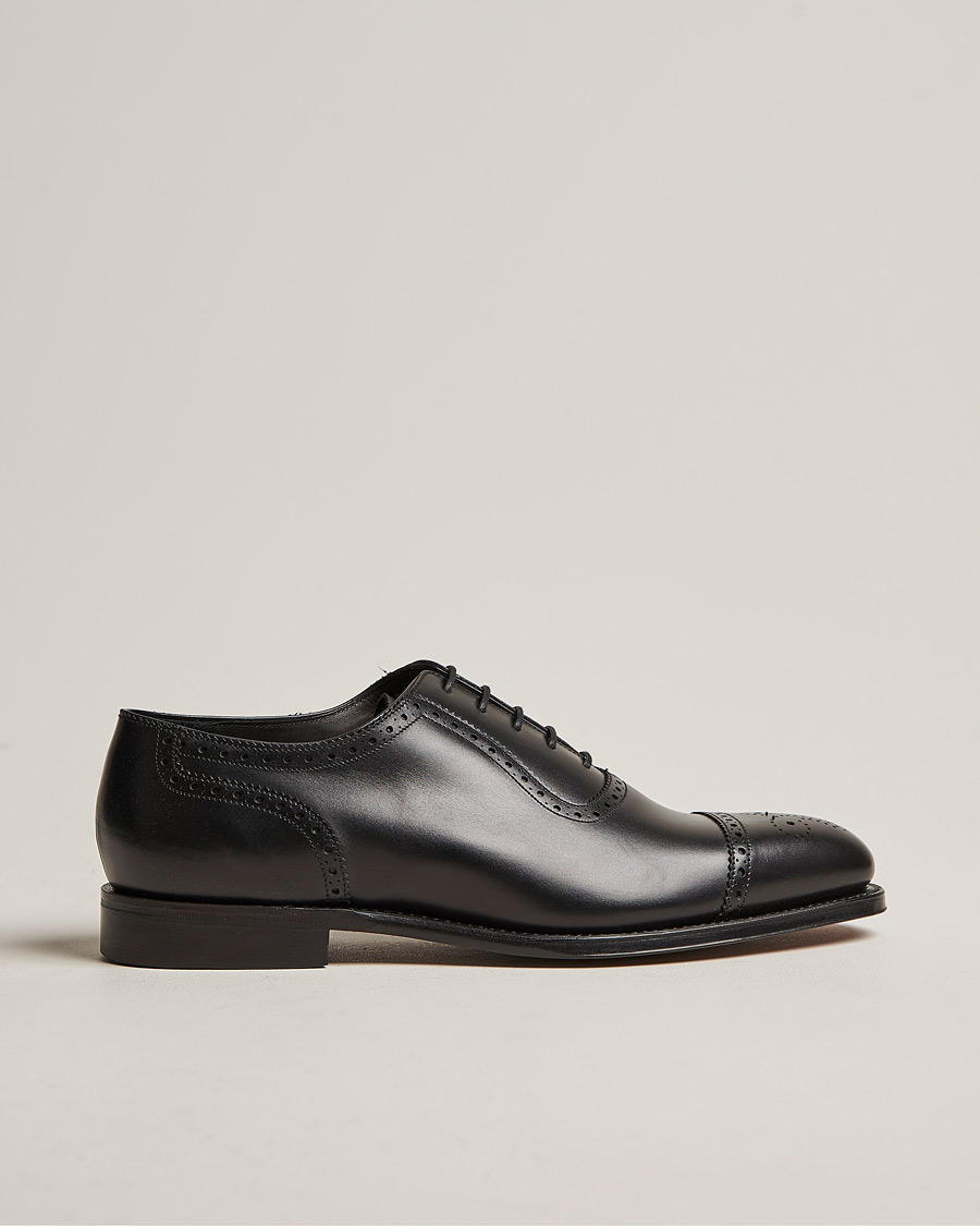 Herre | Loake 1880 Strand Brogue Black Calf | Loake 1880 | Strand Brogue Black Calf