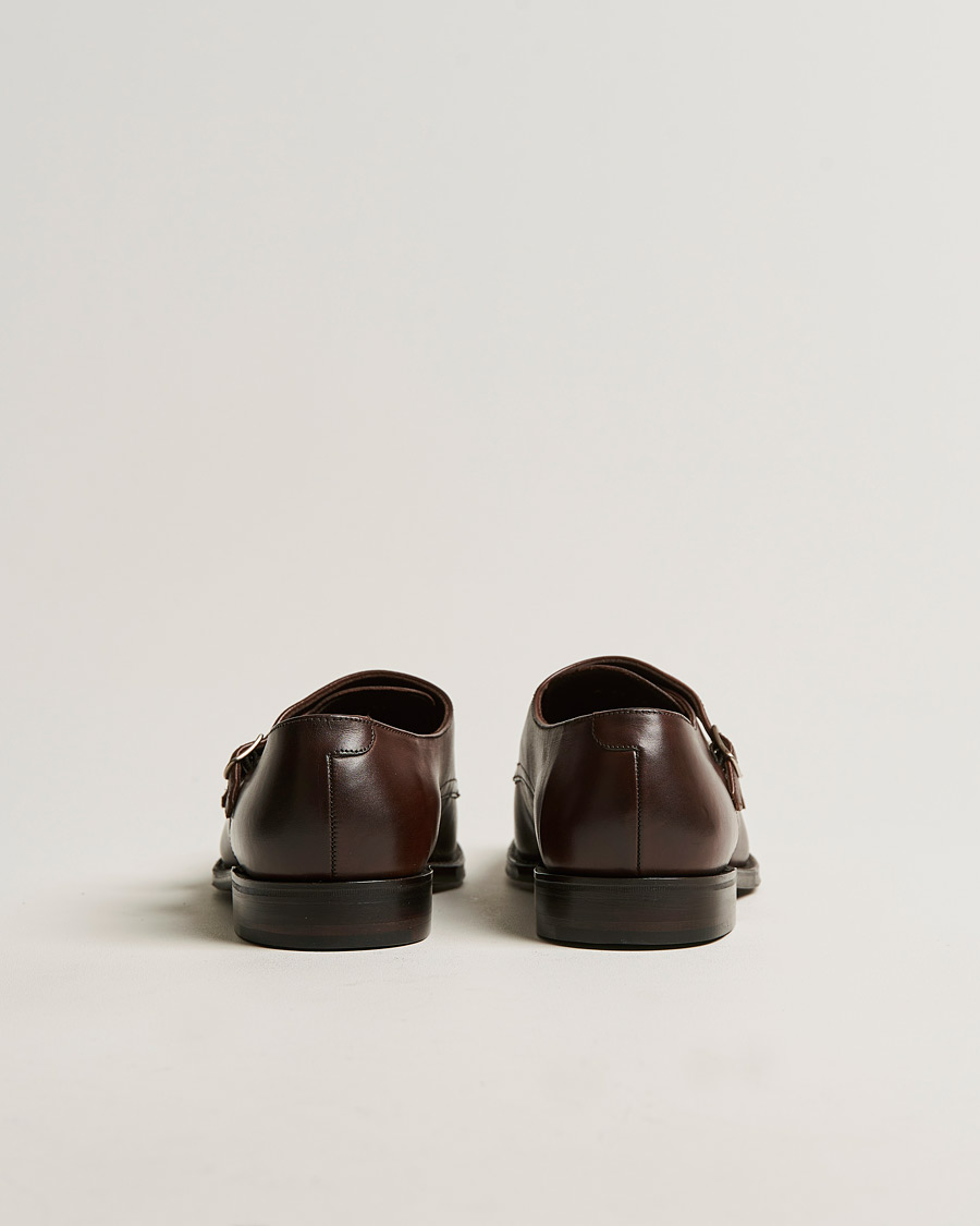 Herre | Loake 1880 Cannon Monkstrap Dark Brown Burnished Calf | Loake 1880 | Cannon Monkstrap Dark Brown Burnished Calf