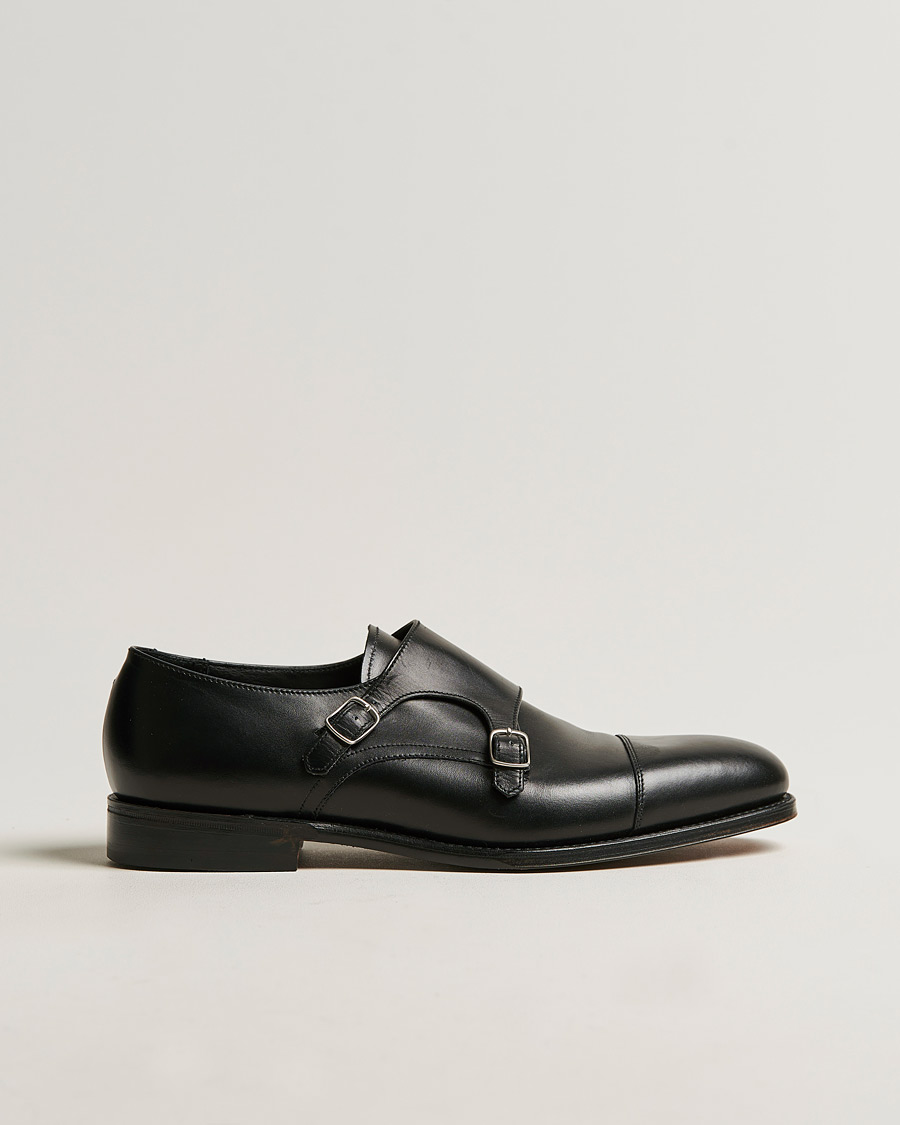Herre | Monk straps | Loake 1880 | Cannon Monkstrap Black Calf