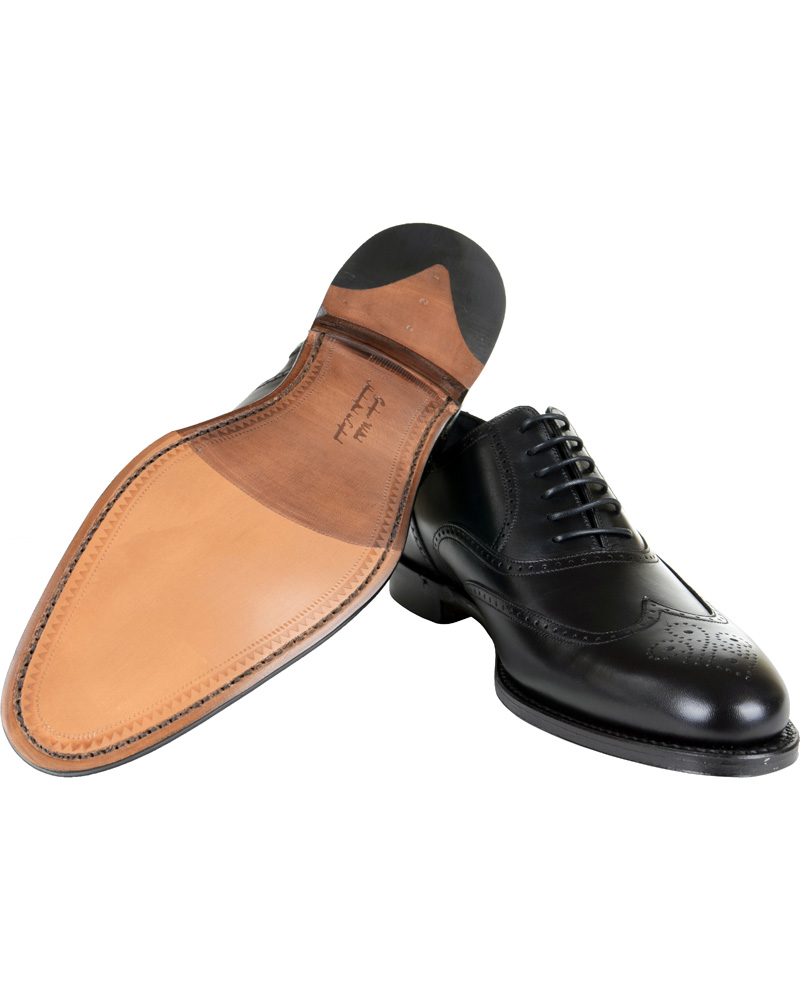 Herre | Loake 1880 Savoy Brogue Black Calf | Loake 1880 | Savoy Brogue Black Calf