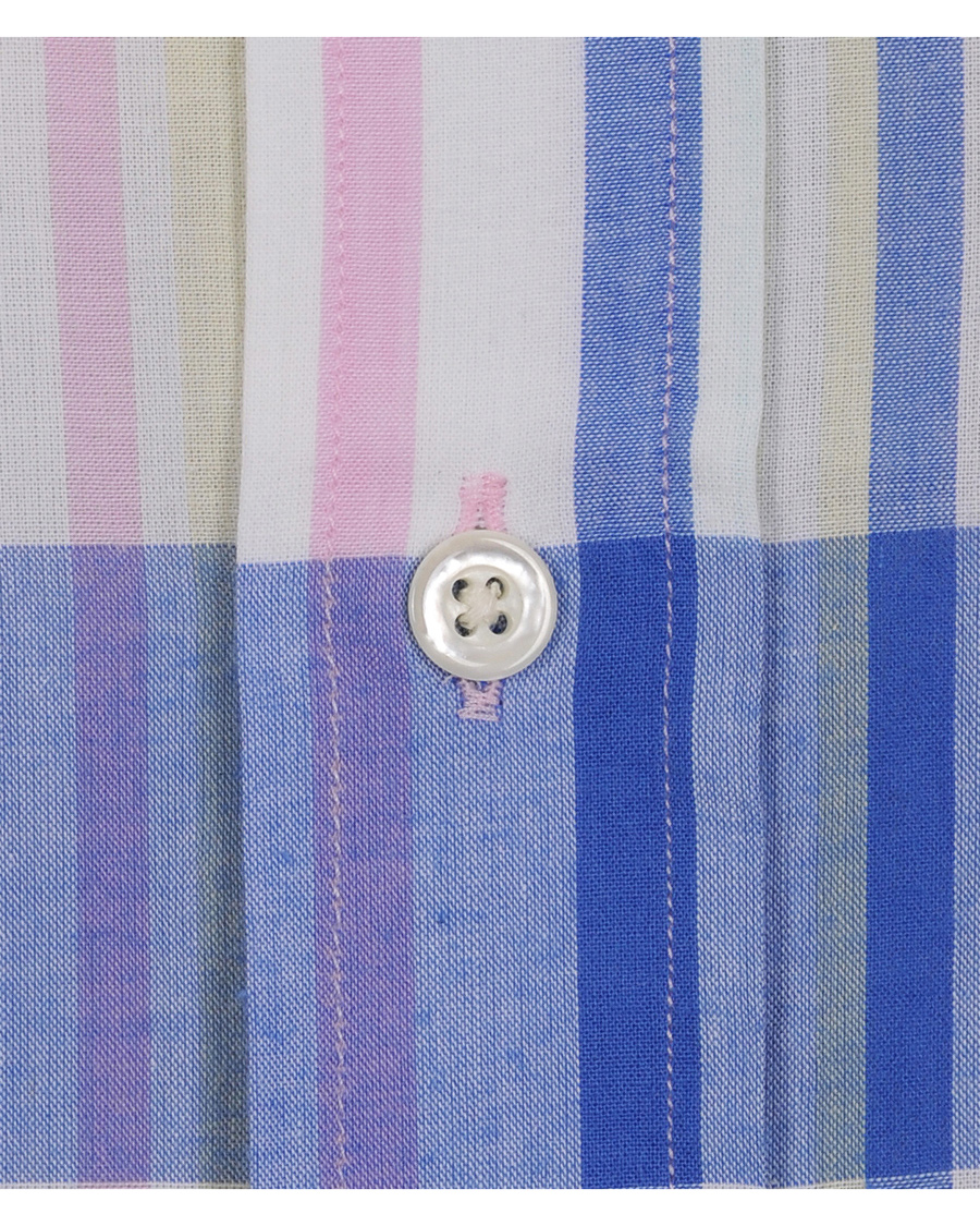 Herre | Skjorter | GANT Rugger | Handloom Madras Shirt Bluebell