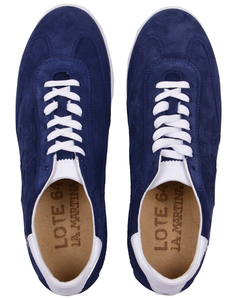 Herre | La Martina Camoscio Sneaker Indigo | La Martina | Camoscio Sneaker Indigo