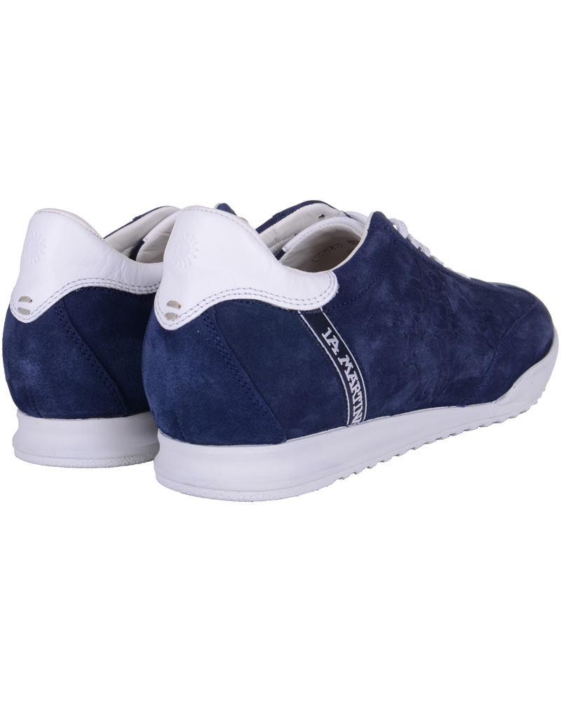 Herre | La Martina Camoscio Sneaker Indigo | La Martina | Camoscio Sneaker Indigo