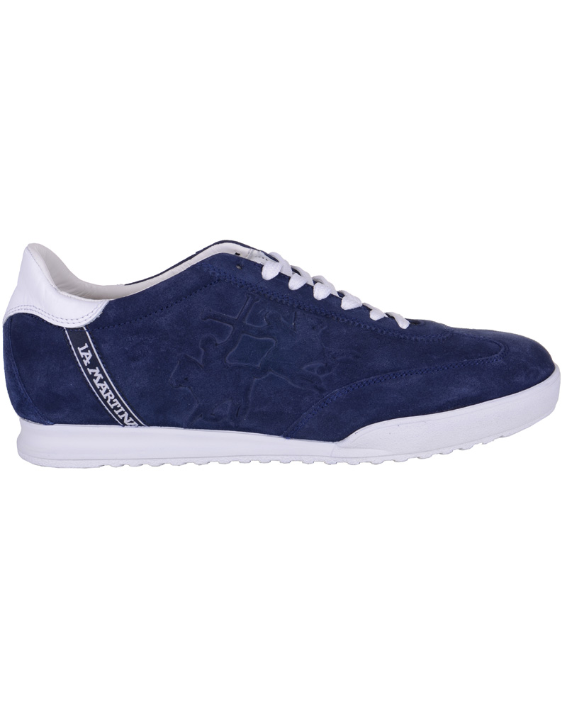 Herre | La Martina Camoscio Sneaker Indigo | La Martina | Camoscio Sneaker Indigo