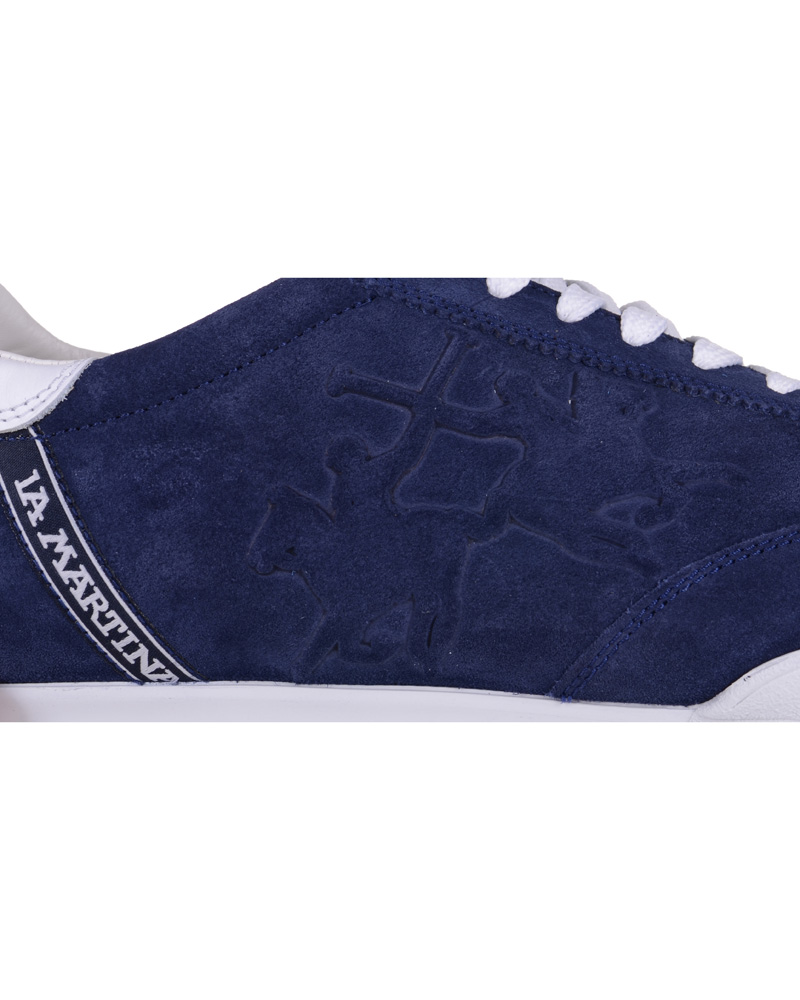 Herre | La Martina Camoscio Sneaker Indigo | La Martina | Camoscio Sneaker Indigo