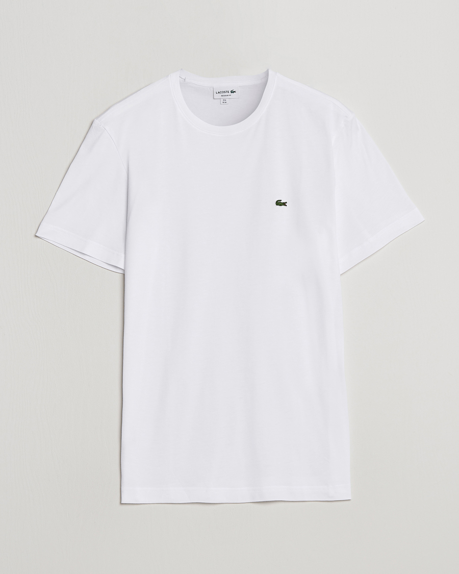 Herre |  | Lacoste | Crew Neck T-Shirt White