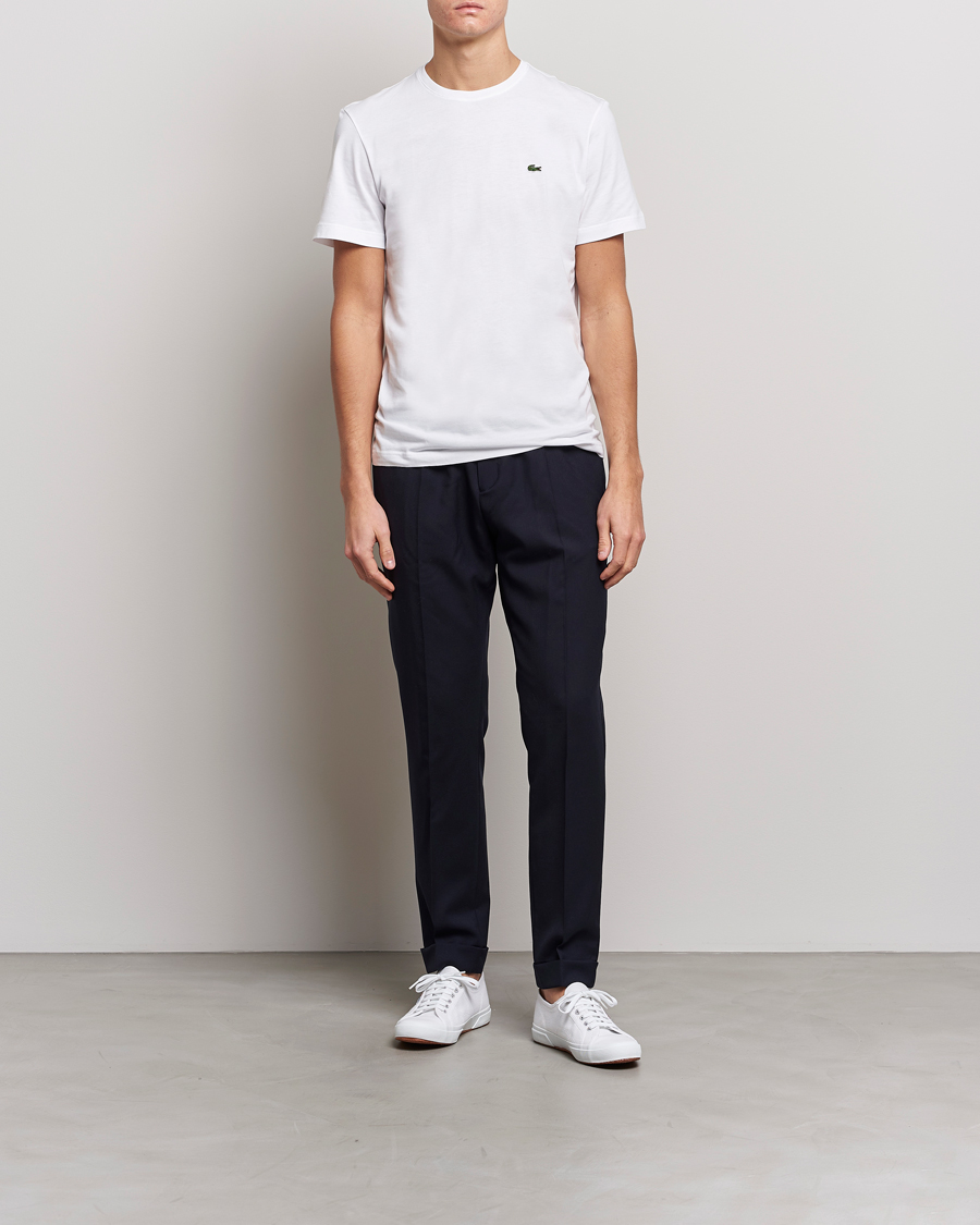 Herre | T-Shirts | Lacoste | Crew Neck T-Shirt White