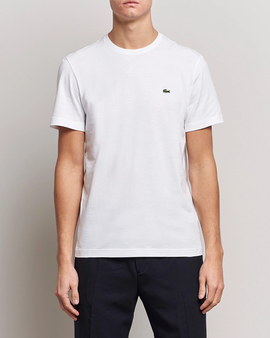Herre | Hvide t-shirts | Lacoste | Crew Neck T-Shirt White