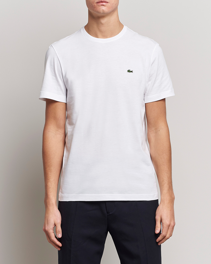 Herre | Tøj | Lacoste | Crew Neck T-Shirt White