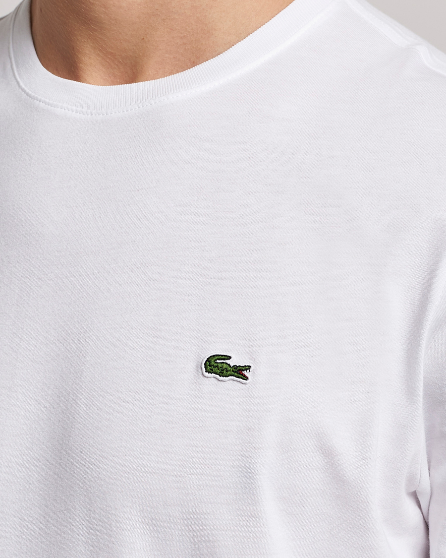 Herre | T-Shirts | Lacoste | Crew Neck T-Shirt White