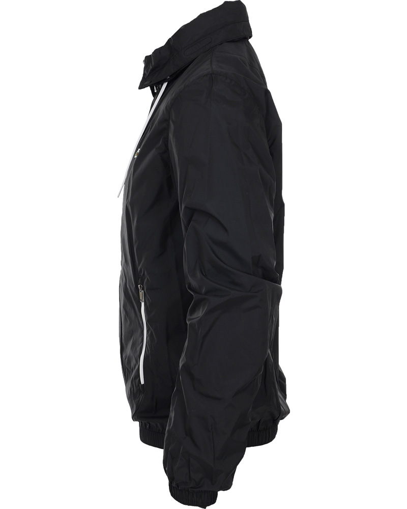 Herre | Jakker | Lacoste | Hood Windbreaker Jacket Black/White