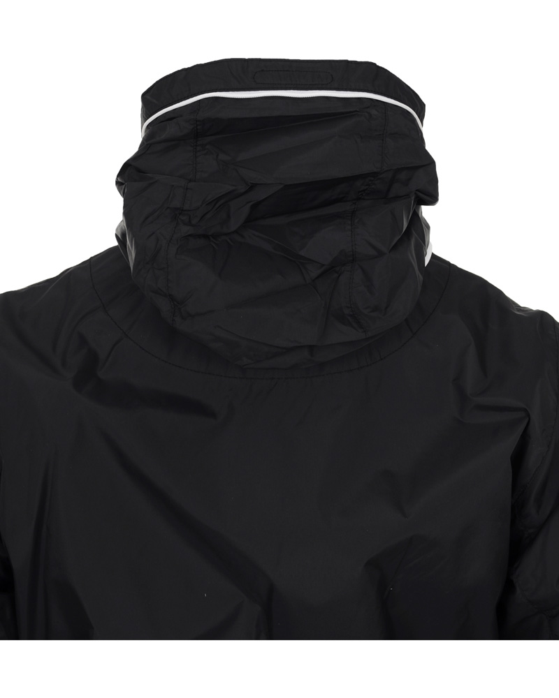 Herre | Jakker | Lacoste | Hood Windbreaker Jacket Black/White