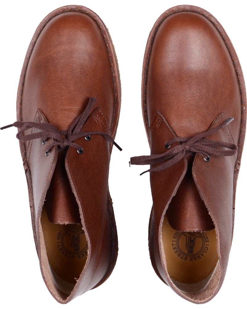 Herre | Clarks Originals Leather Desert Boot Brown | Clarks Originals | Leather Desert Boot Brown
