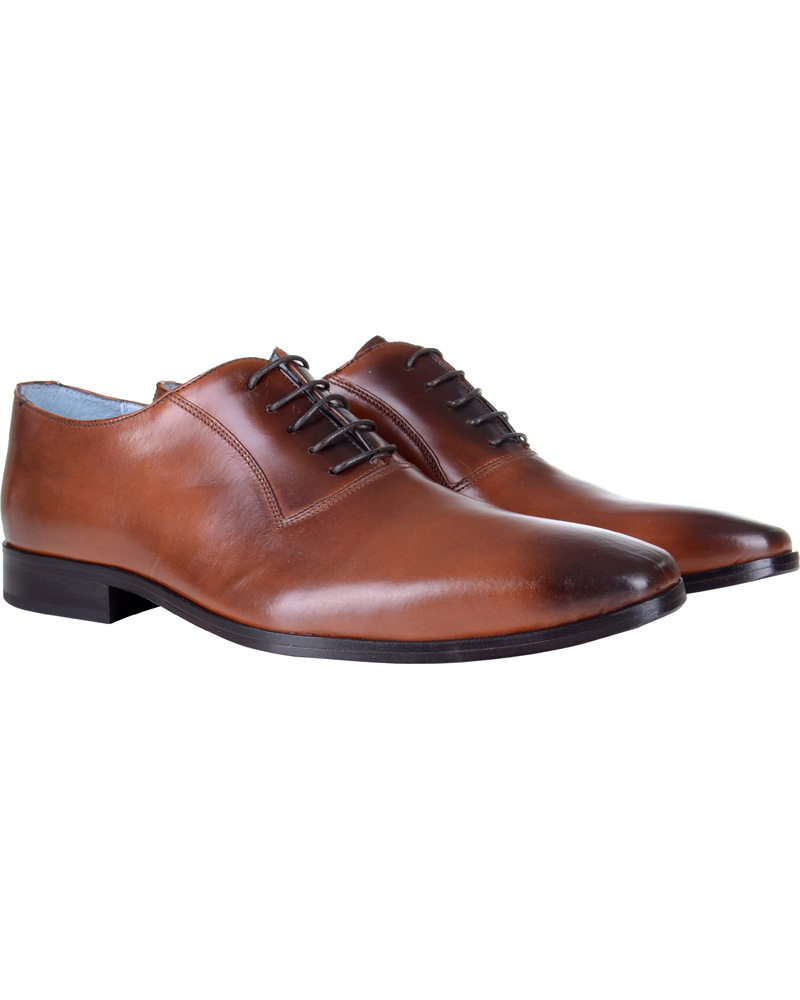 Herre | Tiger of Sweden David 01 Oxford Cognac | Tiger of Sweden | David 01 Oxford Cognac