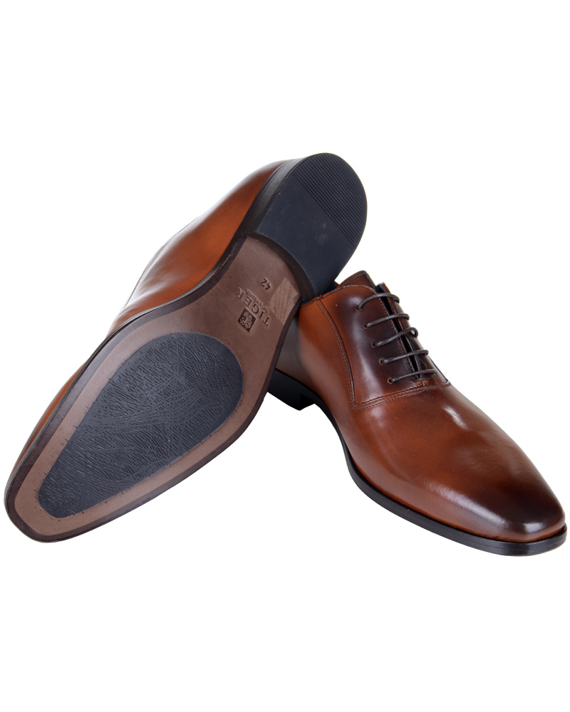 Herre | Tiger of Sweden David 01 Oxford Cognac | Tiger of Sweden | David 01 Oxford Cognac