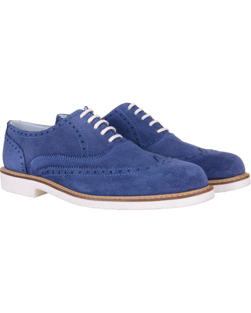 Herre | Tiger of Sweden Leon 54 Brogue Blue | Tiger of Sweden | Leon 54 Brogue Blue