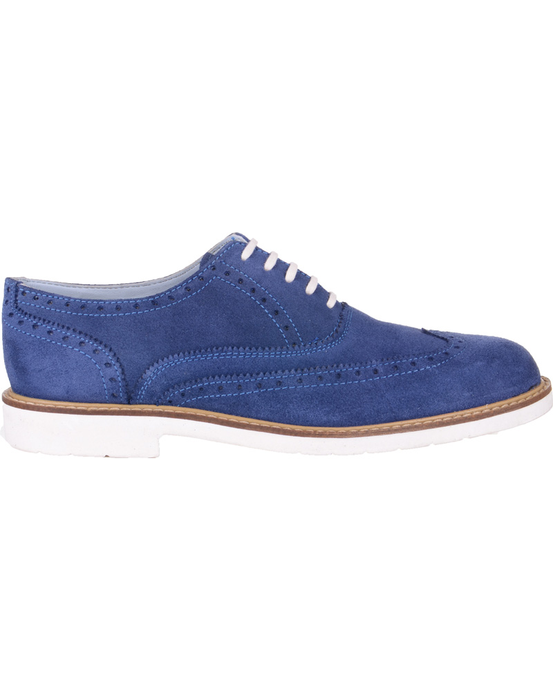 Herre | Tiger of Sweden Leon 54 Brogue Blue | Tiger of Sweden | Leon 54 Brogue Blue