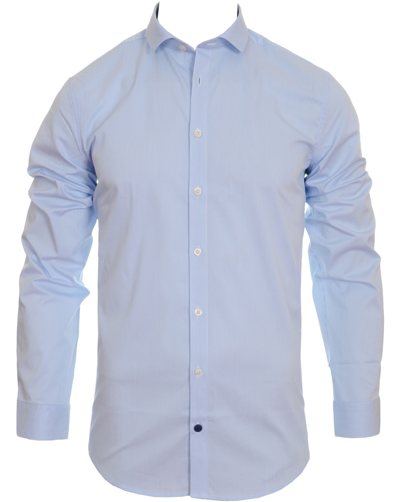 Herre | Skjorter | Tiger of Sweden | Thornie Stripe Light Blue