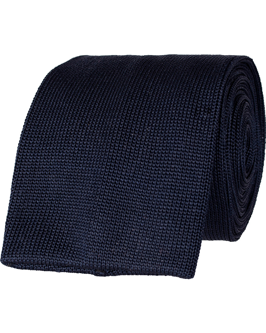 Herre | Tiger of Sweden Peschici Tie 7,5 cm Blue | Tiger of Sweden | Peschici Tie 7,5 cm Blue
