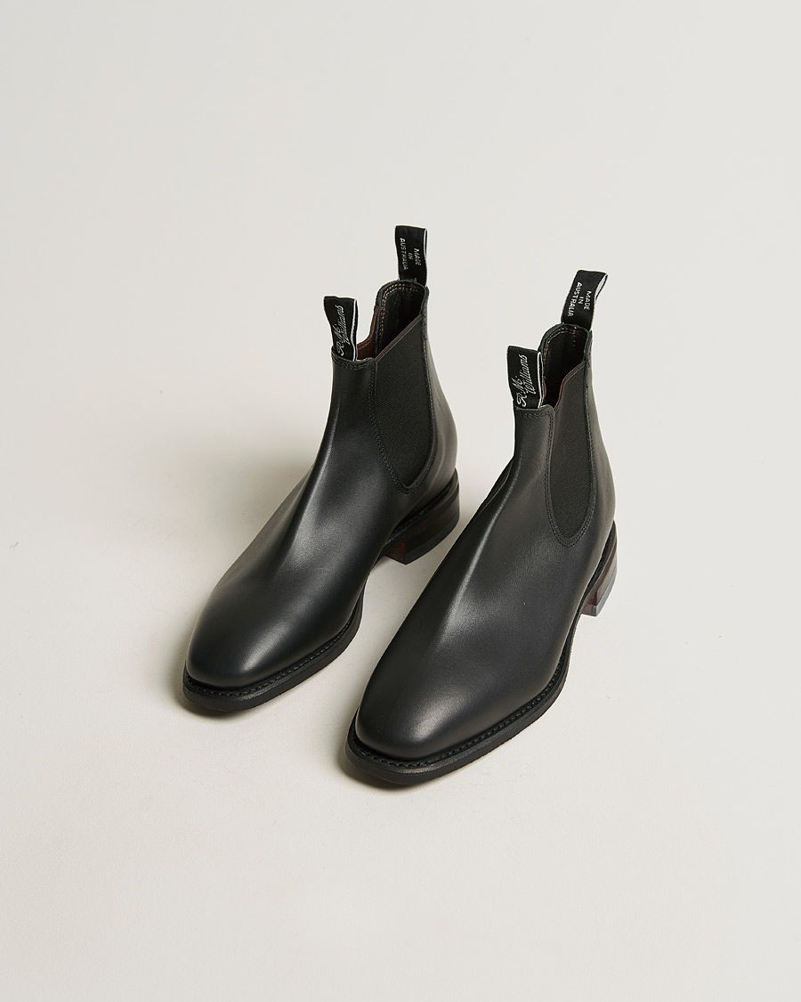 Herre | Håndlavede sko | R.M.Williams | Blaxland G Boot Yearling Black