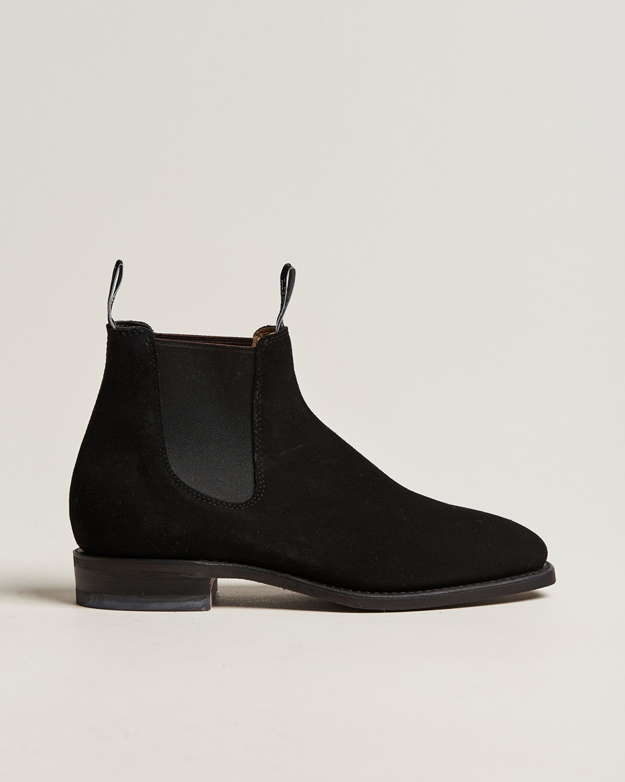 Herre | R.M.Williams Blaxland G Boot Suede Black | R.M.Williams | Blaxland G Boot Suede Black