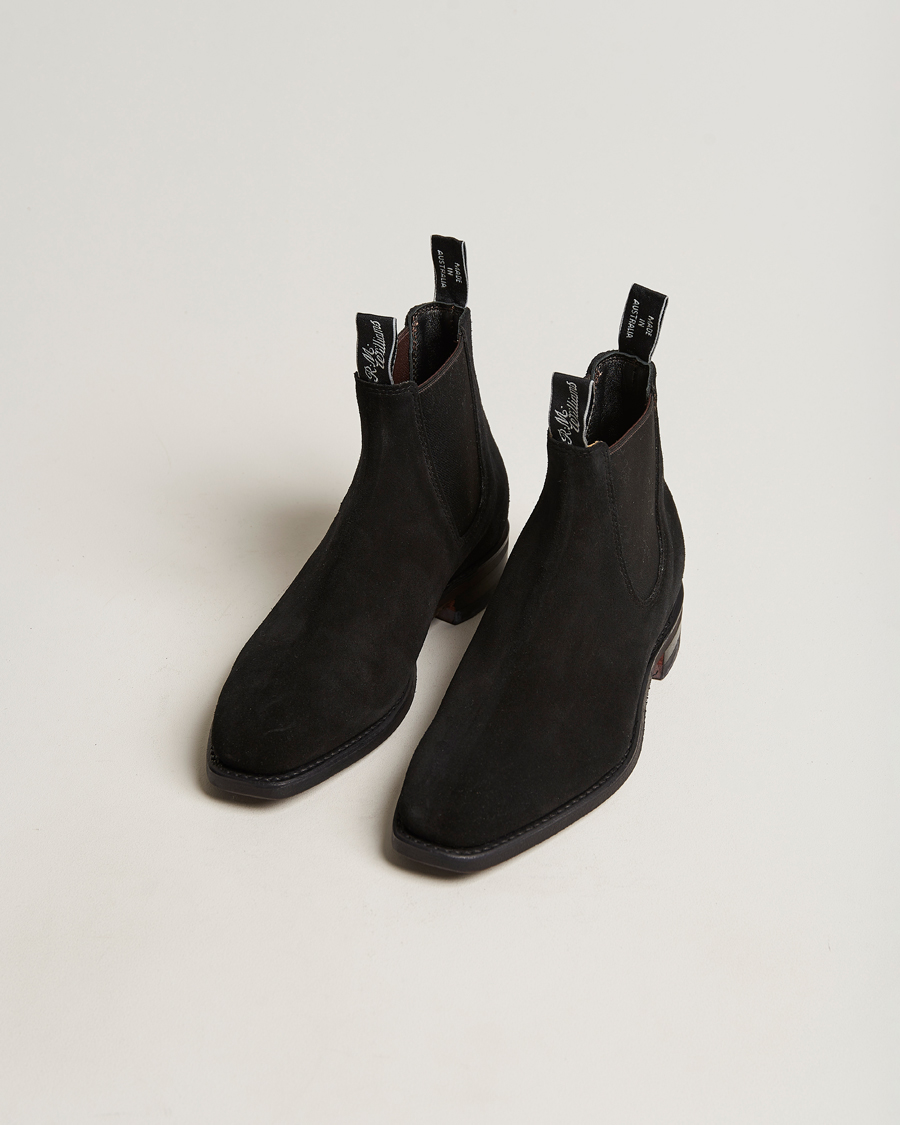 Herre | Chelsea boots | R.M.Williams | Blaxland G Boot Suede Black