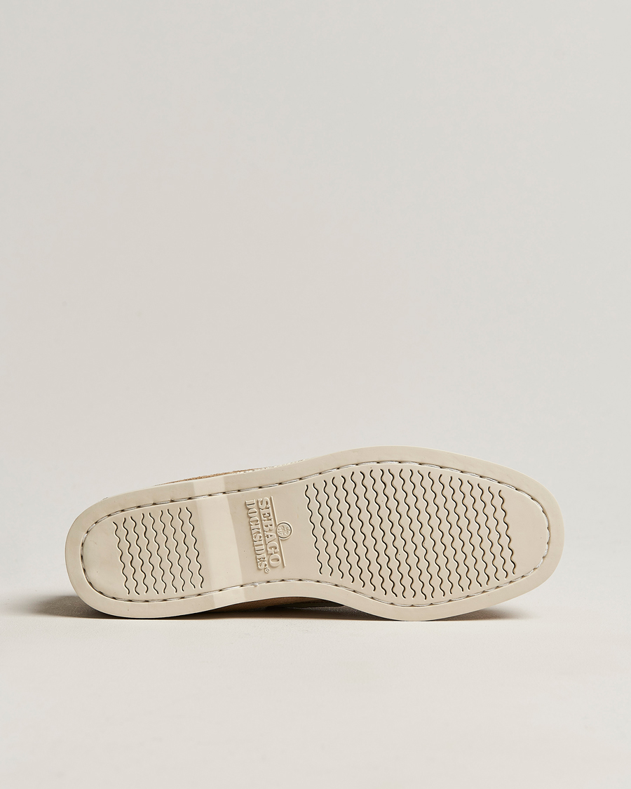 Herre | Sejlersko | Sebago | Docksides Suede Boat Shoe Beige Camel