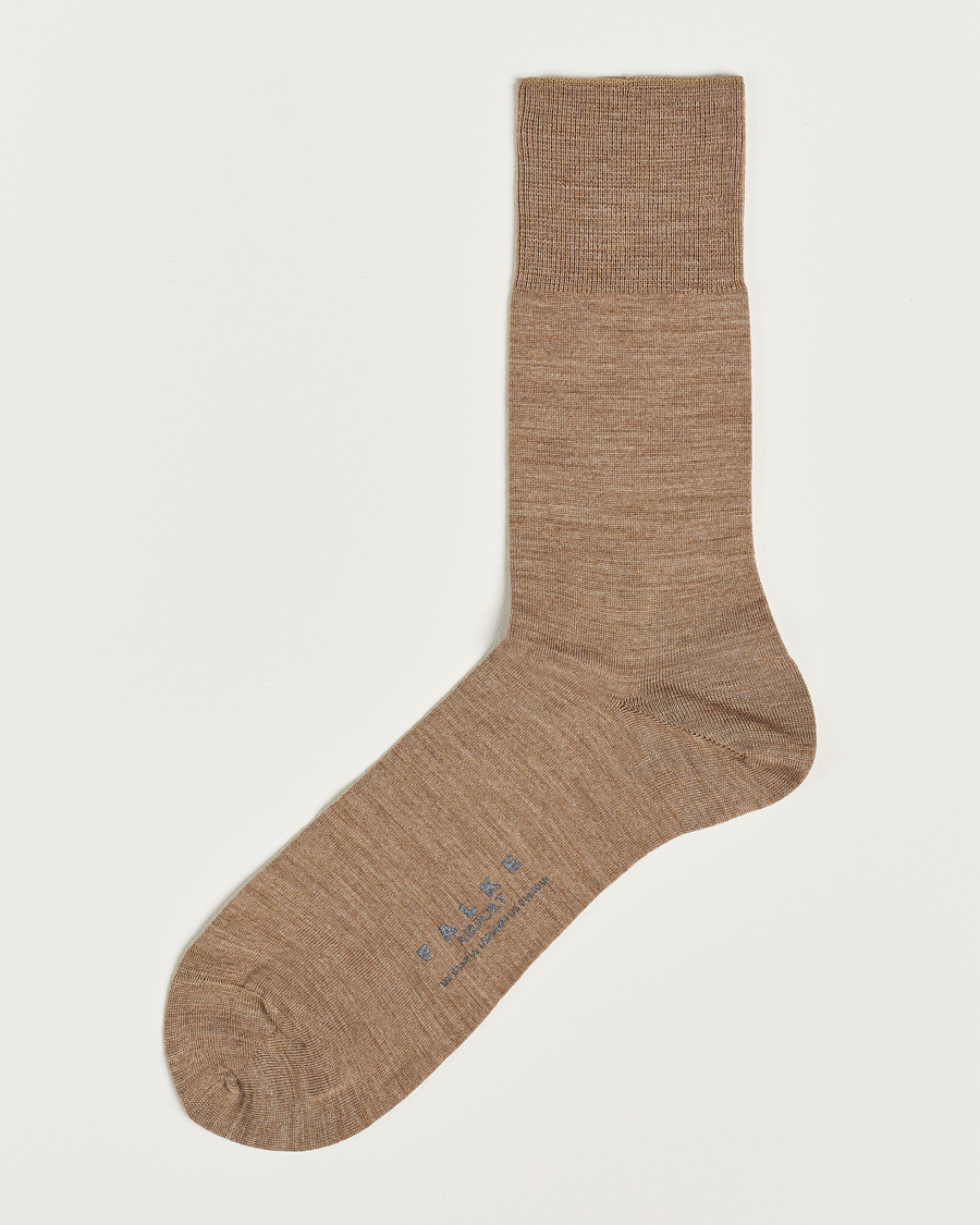 Herre | Undertøj | Falke | Airport Socks Nutmeg Melange
